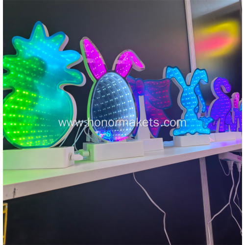 Easter Bunny tunnel lights